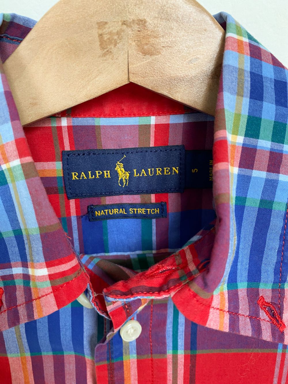 Хлопковая рубашка Ralph Lauren, 110