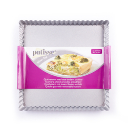 Форма для выпечки квадратная со съемным дном Patisse Silver 21х21х2.7 см