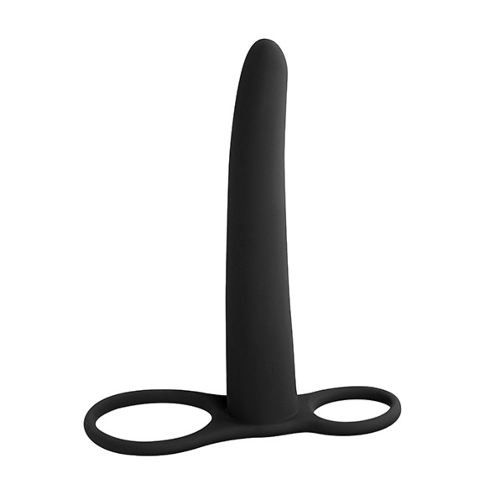 Насадка 16см для двойного проникновения Lola Games Pure Passion Gimlet Black 1200-01lola