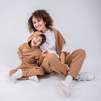 Джоггеры "Песок" женские утепленные