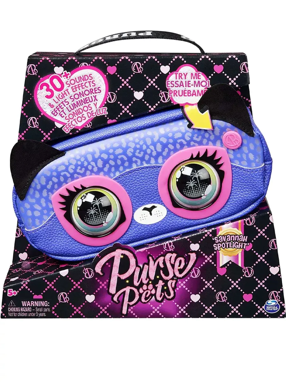 Интерактивная сумочка Кошка Savannah Spotlight Purse Pets