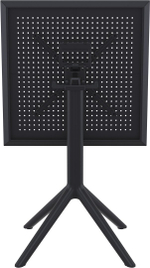 Стол пластиковый складной Siesta Contract Sky Folding Table 60, черный