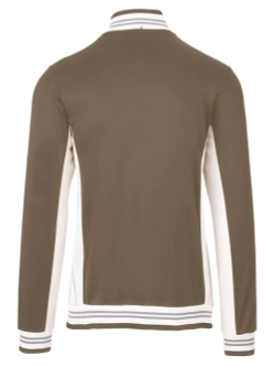 Мужская теннисная кофта Fila Björn - taupe gray/ecru