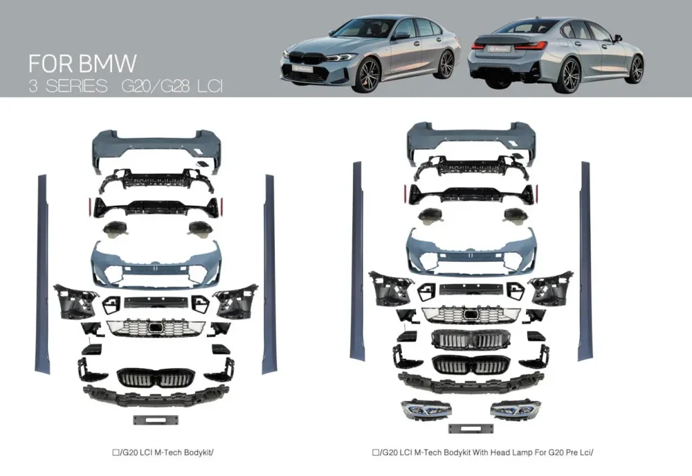 М-пакет для BMW 3 серии G20 | G28 2022+ БМВ обвес