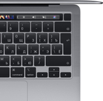 Ноутбук Apple MacBook Pro 13.3" A2338 (MYD92RU/A) /Apple M1 8 core 3.2ГГц/RAM 8GB/SSD 512GB/8 core GPU/2560*1600/Monterey/Mac Os/Подсветка кл-ры: Да/серый космос. Состояние: B1