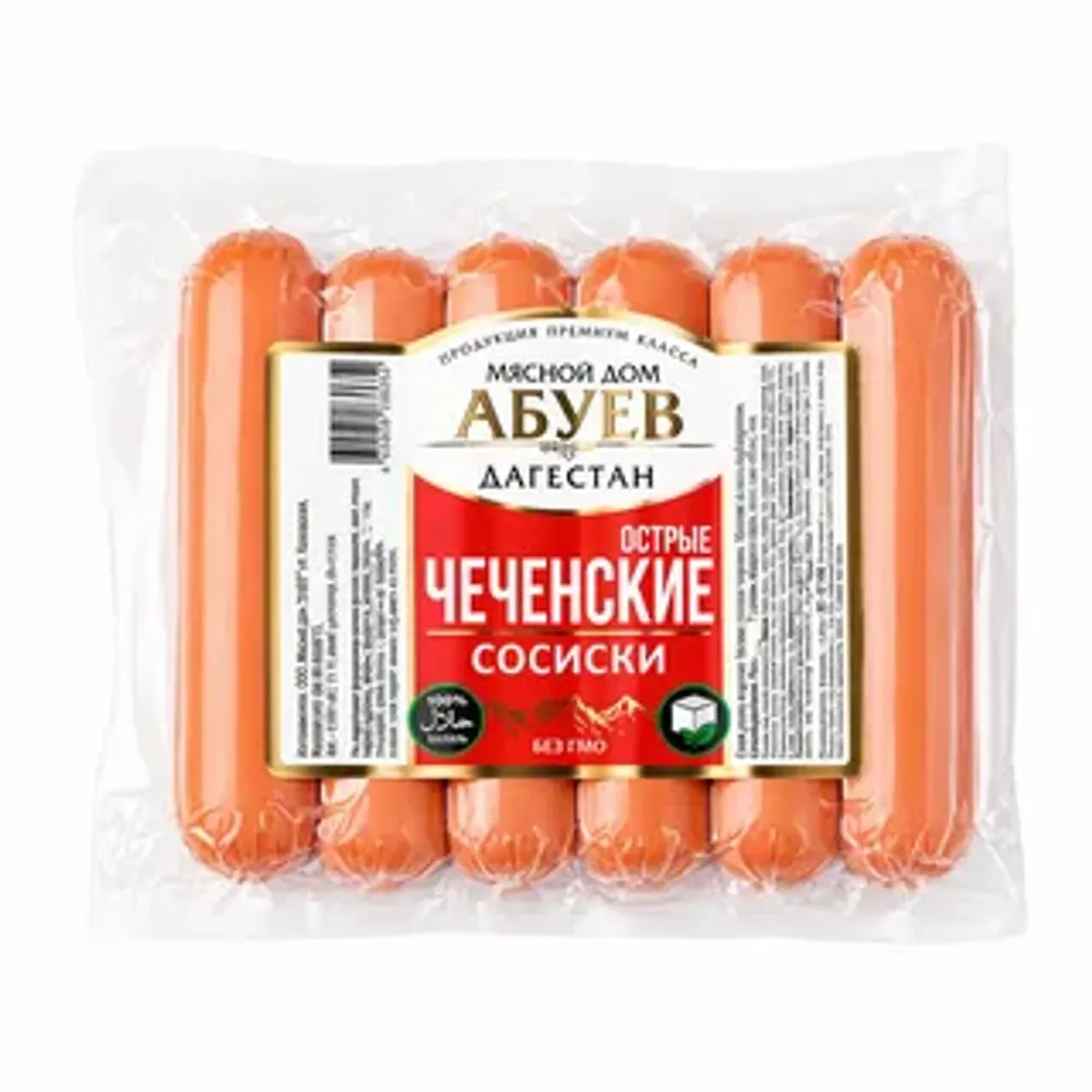 Сосиски М/Д АППЕТИТНЫЕ АБУЕВ 400гр