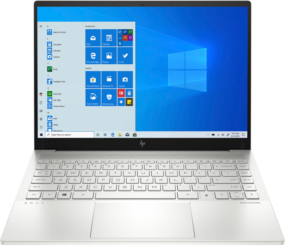 Ноутбук HP Envy 14-eb0006ur (3B3L1EA) 14;(1920x1080)IPS/ i5-1135G7(2.4ГГц)/ 16Гб/ 1Тб SSD/ GeForce GTX 1650 Ti 4Гб/ нет DVD/ Win10 / Серебристый