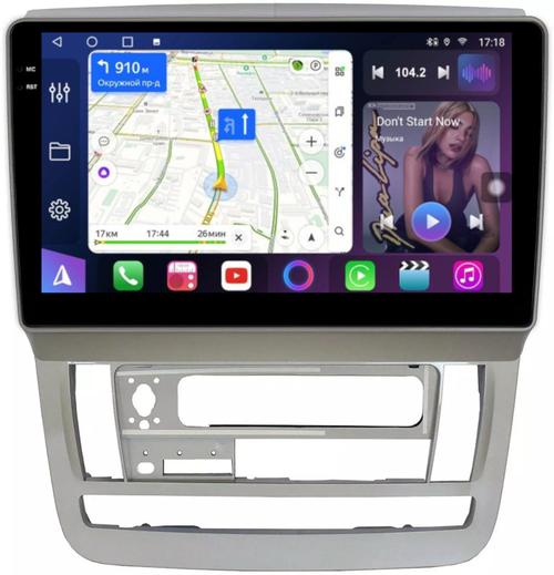 Магнитола для Toyota Alphard 1 2002-2005 - FarCar S500-TS10 монитор 9.5" QLED на Android 14, Быстрая, CarPlay, 4G SIM-слот