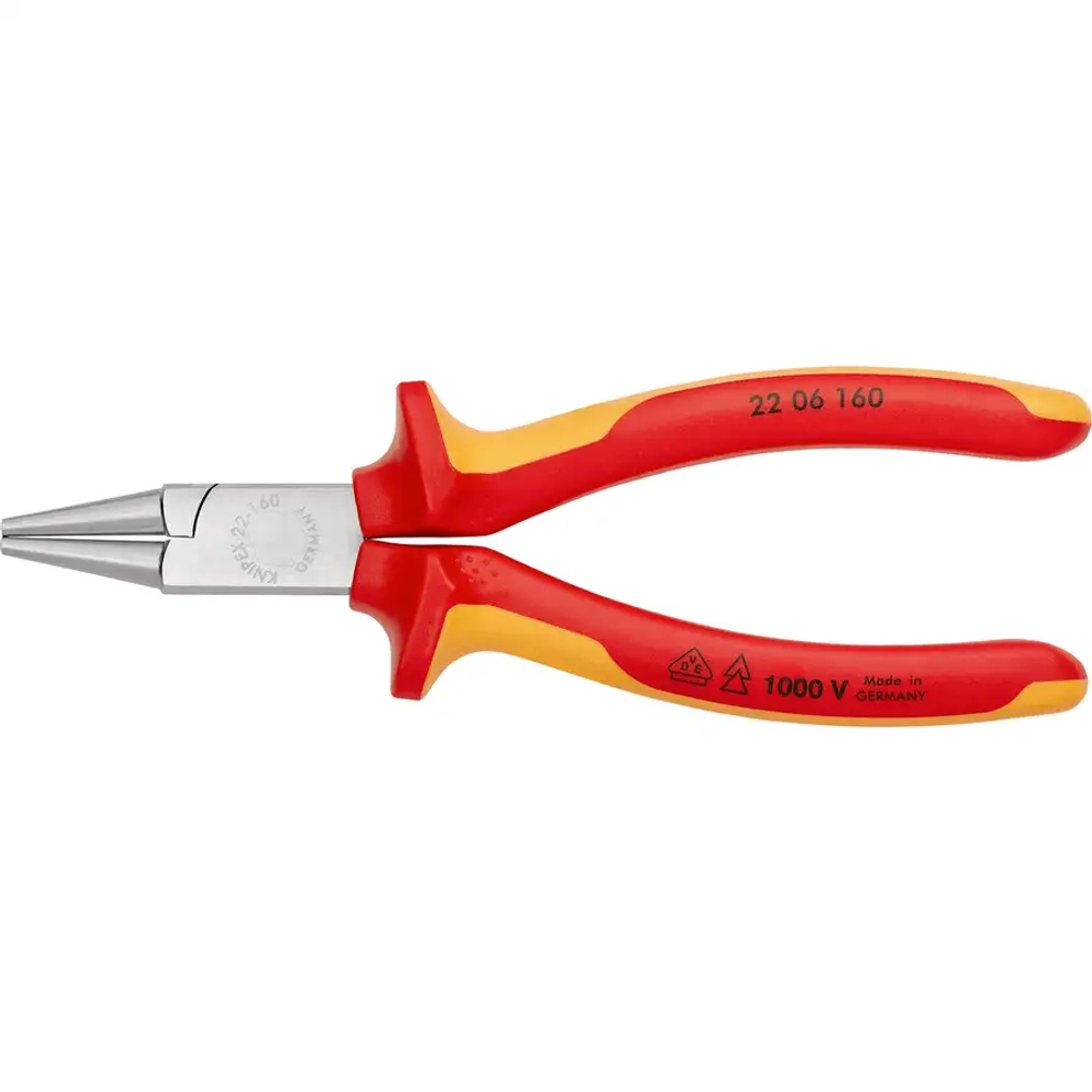 Круглогубцы хромированные 160 мм Knipex 22 06 160