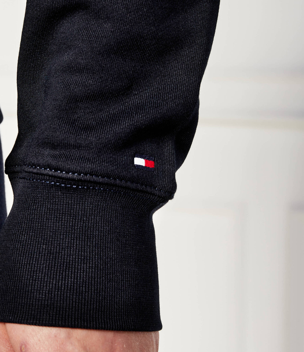 Худи terry Tommy Hilfiger - темно-синий(MW0MW35557)