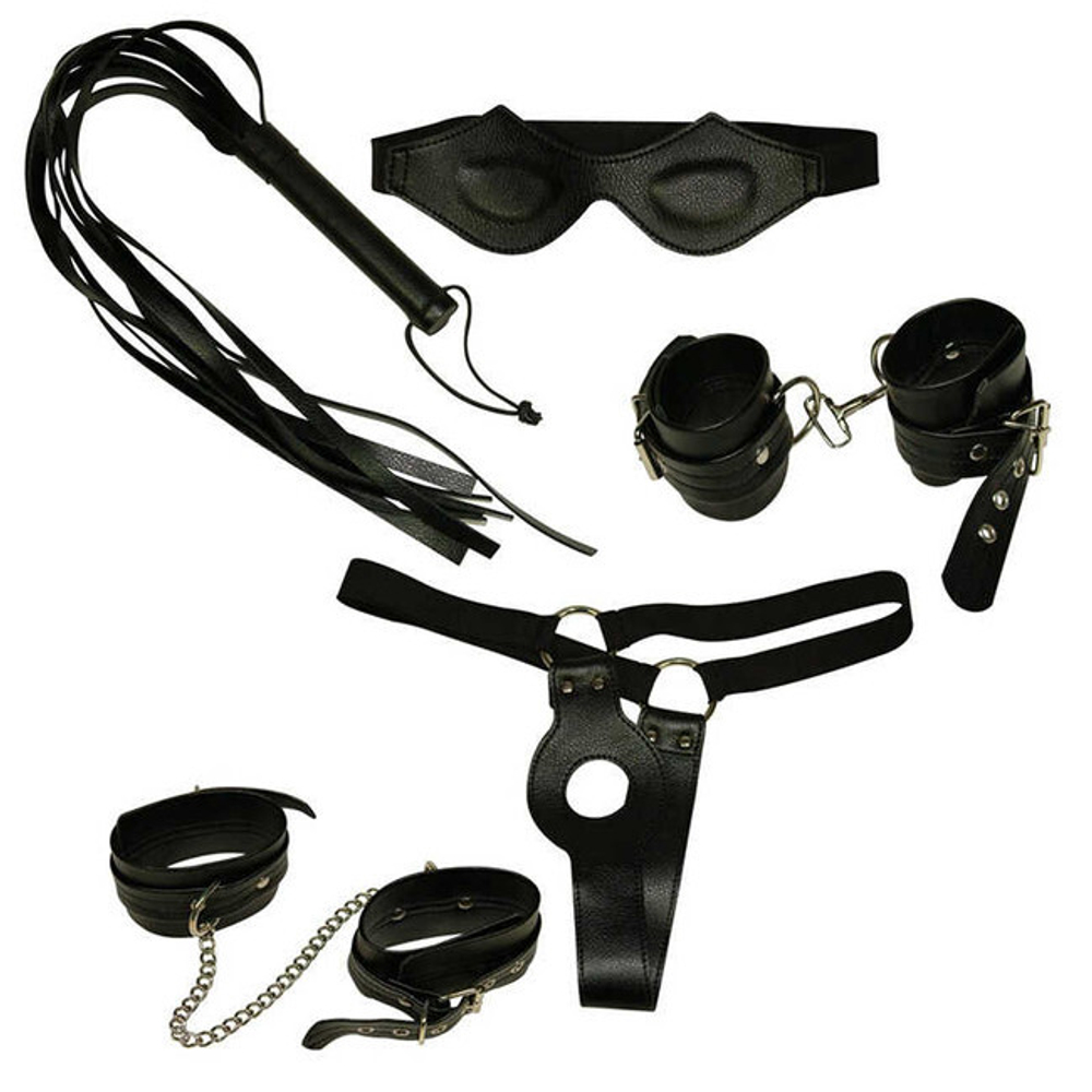 Набор фиксаций для бондажа Bondage Kit Extreme, черный (Цвет: черный)