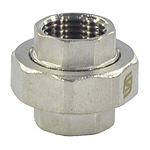Соединитель латунь никель американка Ду 40 (1 1/2") прямой ВР/ВР SantechSystems