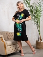Туника удлиненная домашняя больших размеров
