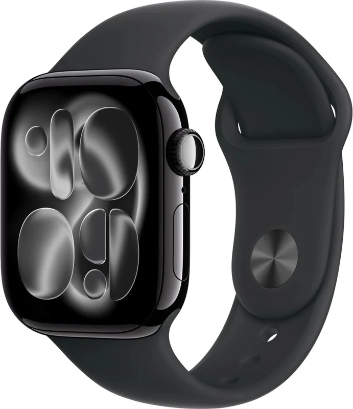 Умные часы Apple Watch Series 11, 42mm, Jet Black, ремешок Black Sport Band M/L