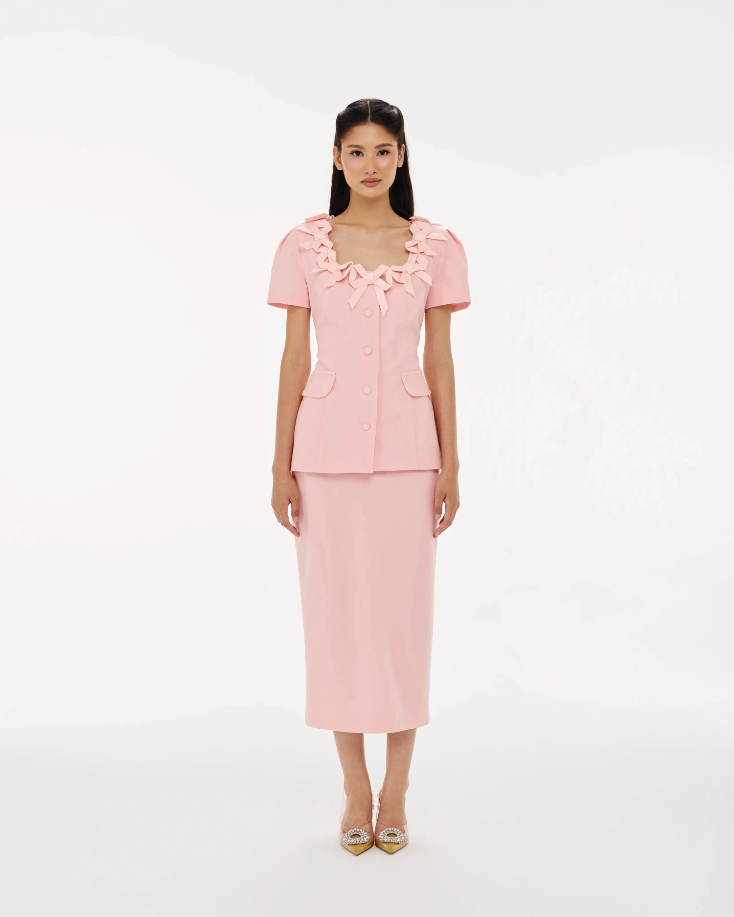 Костюм Mariage (Мариаж) с рук. розовый