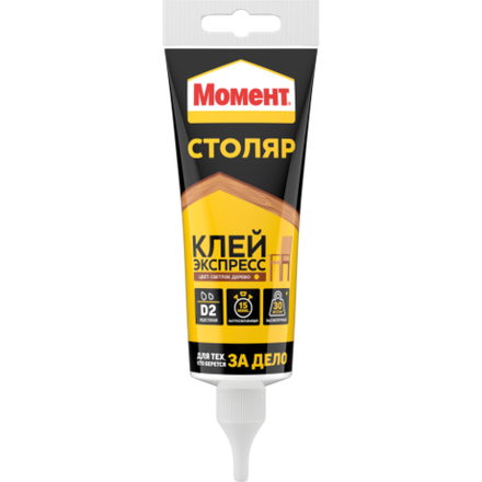 Клей Момент Столяр 3040159 Экспресс D2 цвет светлого дерева 125 гр