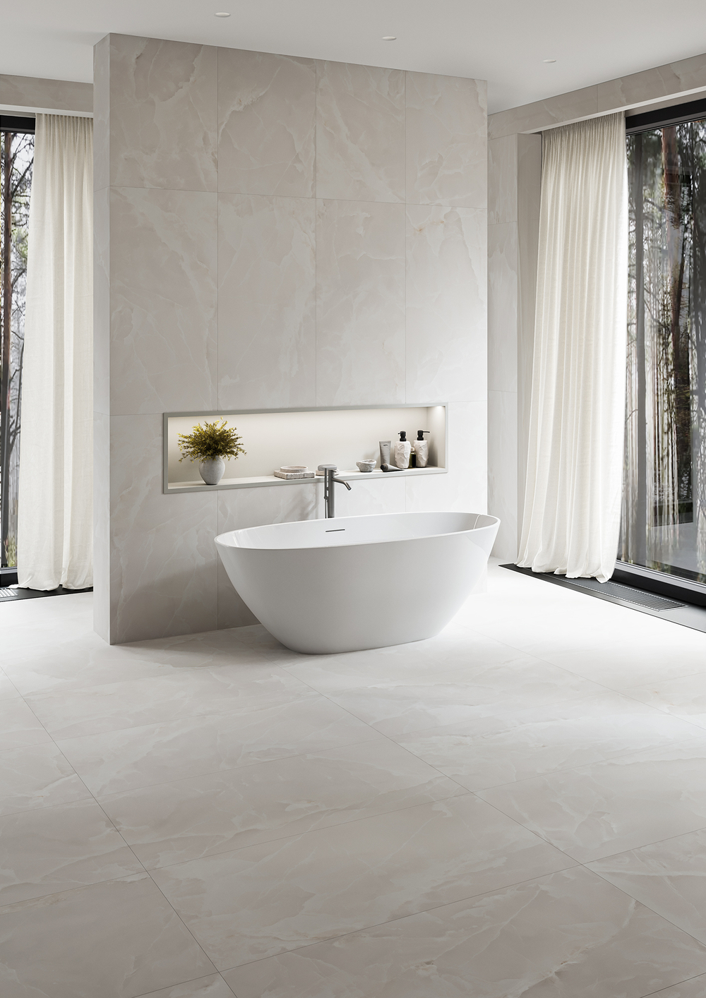 Staro LunaRossa ONYX ELEGANT CLOUD 60x120 SATIN