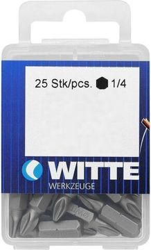 Вставка для шуруповерта Extrahart PH-3, 1/4", 25 мм, (упаковка 10шт) Witte 427133