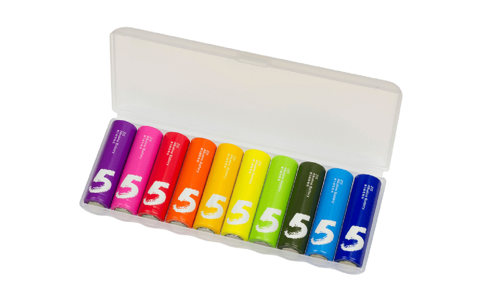 Батарейки алкалиновые  ZMI ZI5 Rainbow AA batteries, CN