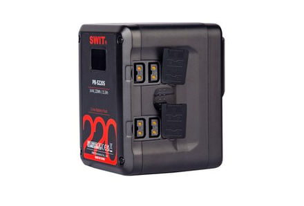 Аккумулятор SWIT PB-S220S V-Mount для кинокамер 220 Вт·ч разъемы D-Tap, USB-A