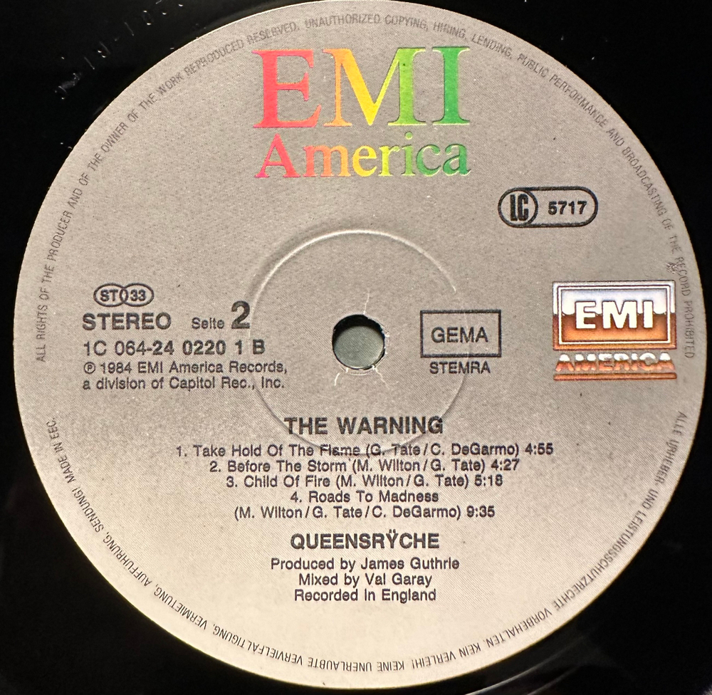 Queensryche- The Warning (Германия 1984г.)