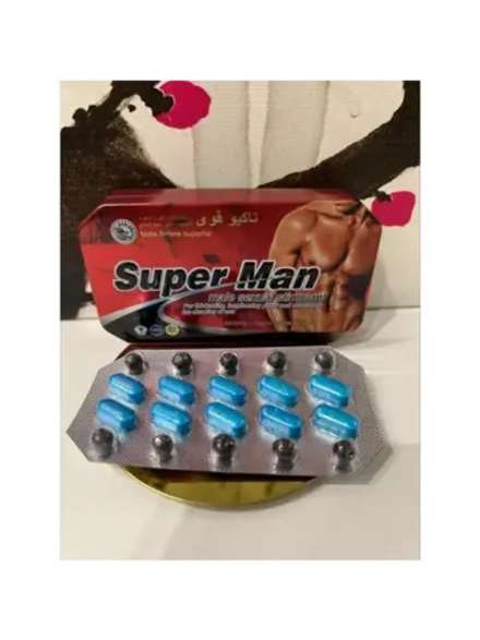 Super Man для повышения потенции 10 т. + 10 пилюль E-0409