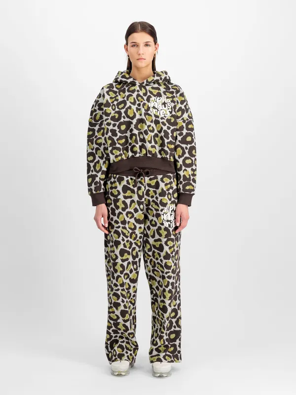 Толстовка женская Alpha Industries Logo Hoody Camo Wmn
