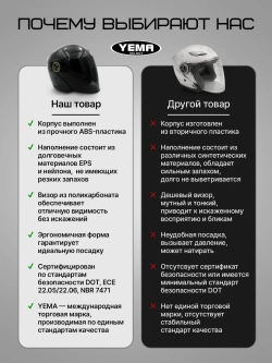 Шлем открытый серый с визором для скутера