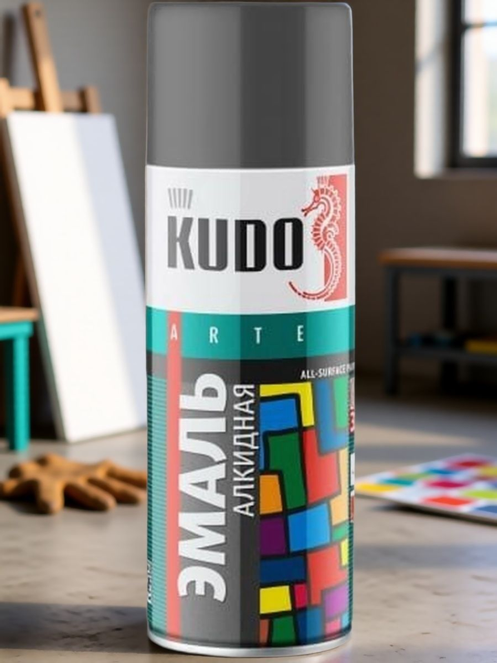 Эмаль универсальная KUDO глубоко-серая