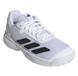 Детские Кроссовки теннисные  Adidas Courtflash K - cloud white/core black/cloud white