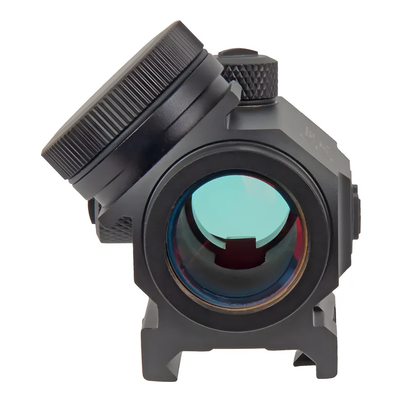 Коллиматор Target Optic 1x22, Weaver, красная марка, проставка, аккумулятор - вид со стороны окуляра
