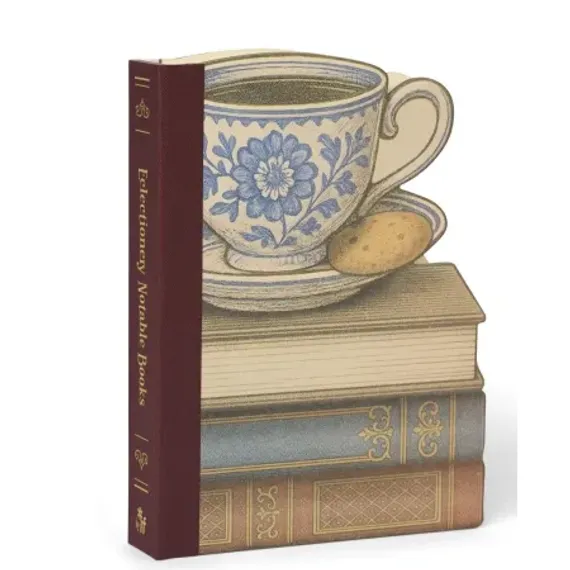 Bloknot \ Блокнот \ Notebook Eclectionery Notable Books - Cup on Books
