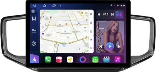 Магнитола для Volkswagen Amarok 1 2016-2020 - FarCar GX877 монитор 13" 2K QLED на Android 14, S500+TS20, Быстрейшая, CarPlay, 4G SIM-слот