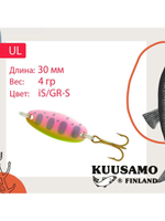 Блесна для рыбалки UL 1 30/4,0 BL/GR/FYe/FR-C