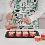 Форма для выпечки кексов IKEA SNOKRABBA (СНОКРАББА), Красный, 65 шт