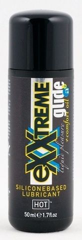 Смазка  на силиконовой основе для анального секса Exxtreme Glide, 50 мл.