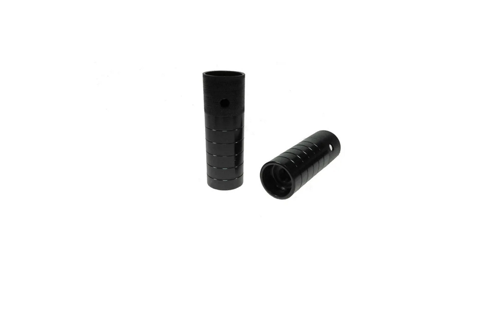 Пеги резьба 3/8 JIECHENG PR-A-8 стальные, 2 шт, черные 1/50 PEG-PR-A-8-B