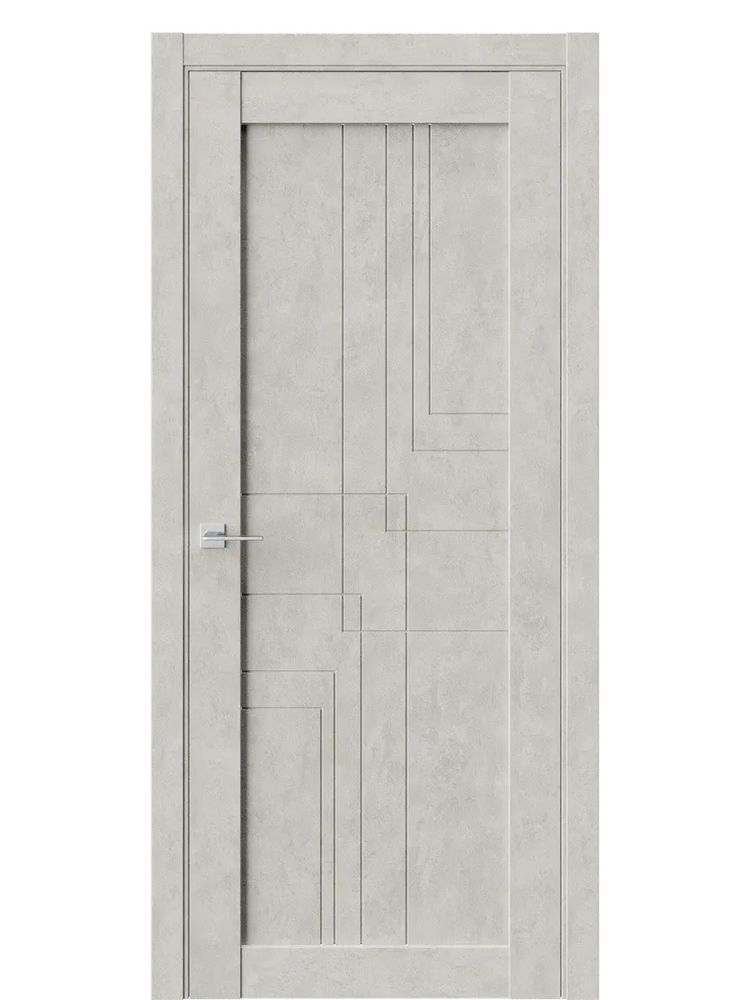 ДВЕРИ WestStyle  NR1  Prime 8  Бетон Смоки ДГ
