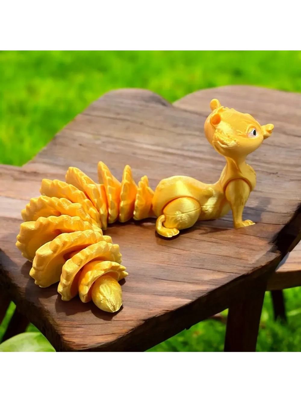 Фигурка игрушка Белочка с подвижными лапками и хвостом