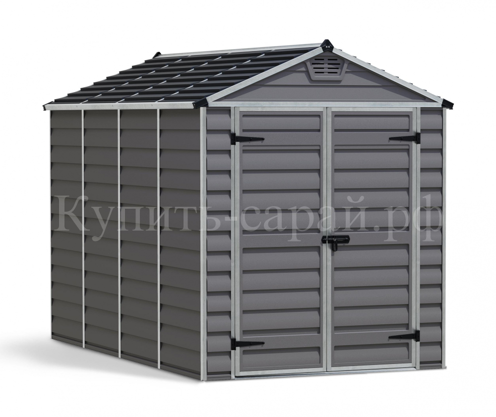 Сарай из поликарбоната Palram SkyLight 6x10 grey