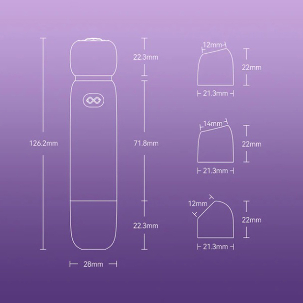 Бежевый вакуумный клиторальный стимулятор 12,6см Zalo Lia Suction Massager Floral White