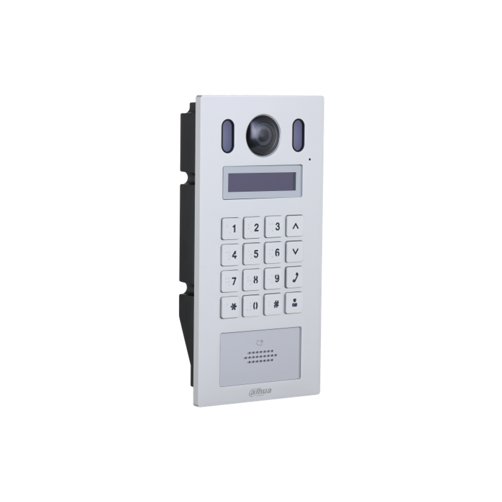 DHI-VTO6222E-P-EA Вызывная панель с разрешением камеры 2мп и CMOS сенсором, адаптированная для работы с модулем сопряжения DHI-VTNC130AC