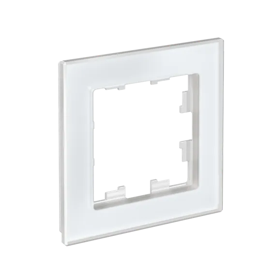 Рамка стеклянная на 1 пост Systeme Electric AtlasDesign Nature Белый ATN330101