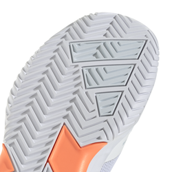 Женские теннисные кроссовки Adidas Defiant Speed 2 W - cloud white/halo blue/beam orange