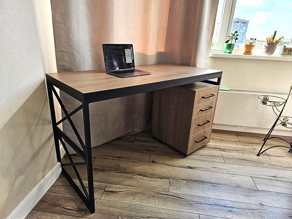 Стол в стиле Loft с выдвижными ящиками Стол в стиле Loft с выдвижными ящиками