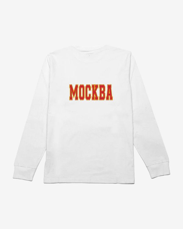 Лонгслив Москва Белый