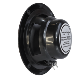 Комплект влагостойкой акустической системы для бани, сауны и хамама SENSOR Black VISATON