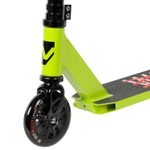 Самокат трюковый NOVATRACK WOLF'20, черно-зеленый