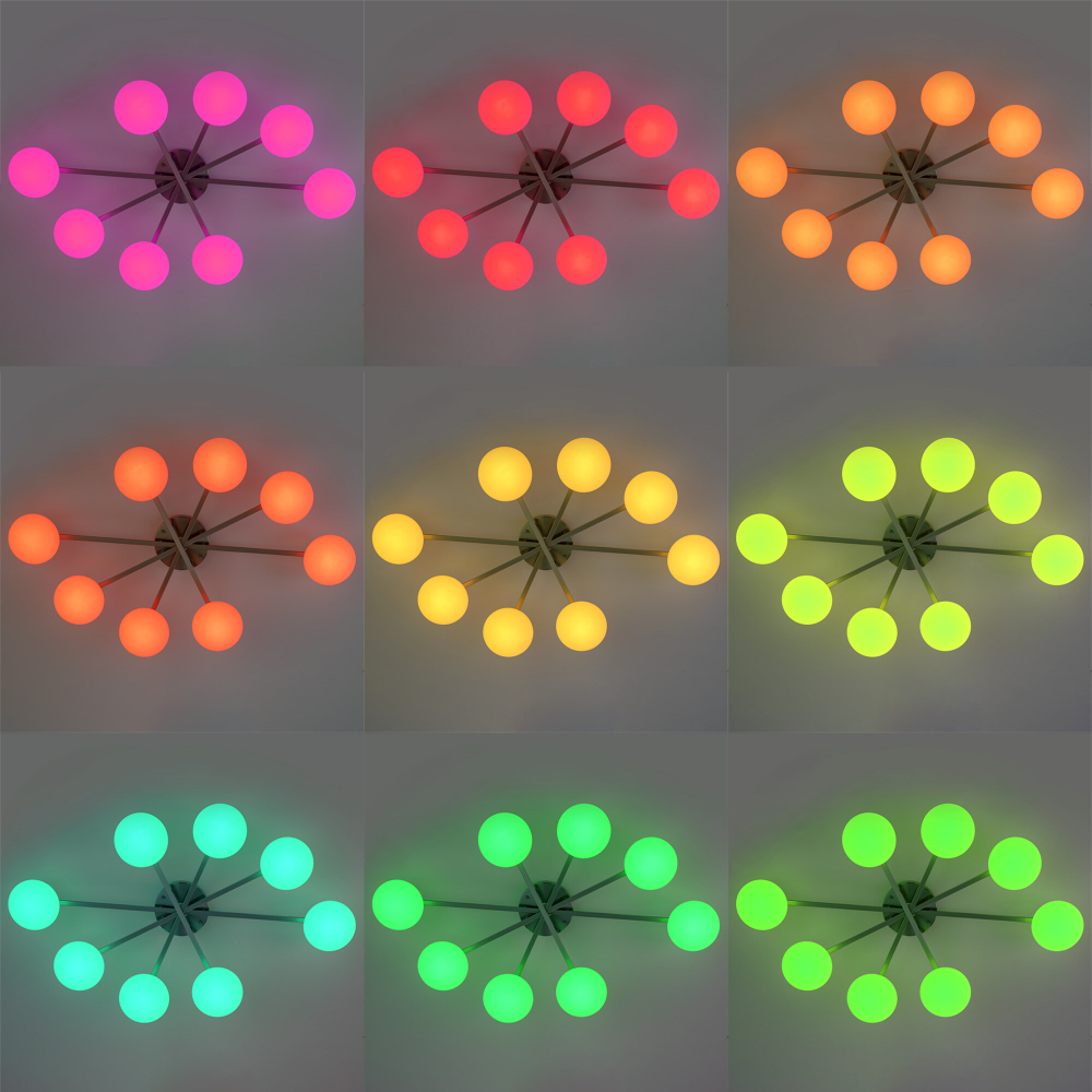 Citilux ATMAN SMART CL226A181 LED RGB Умная люстра Матовый Хром