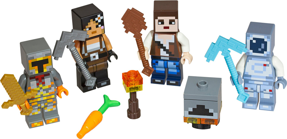 Набор минифигурок Minecraft-2